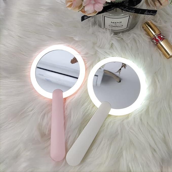 LED Handheld Cosmetic-Makeup Mirror