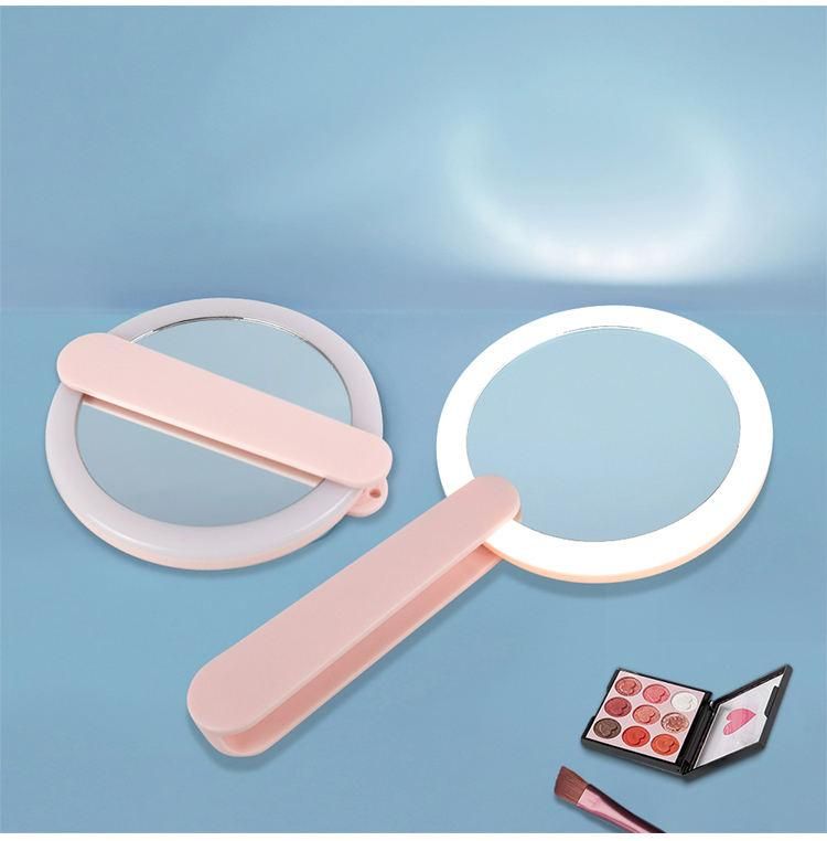 LED Handheld Cosmetic-Makeup Mirror